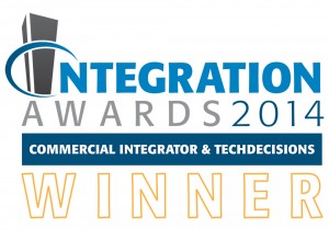 Commercial Integrator, Integration Award 2014 awarded to Serious Audio Video
