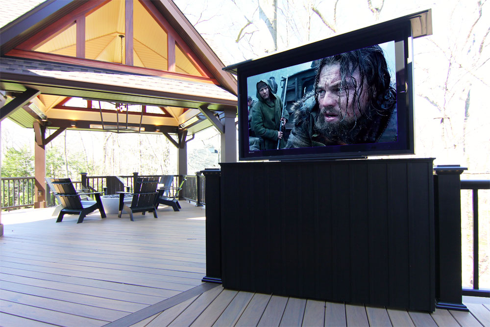 Motorized Outdoor TV